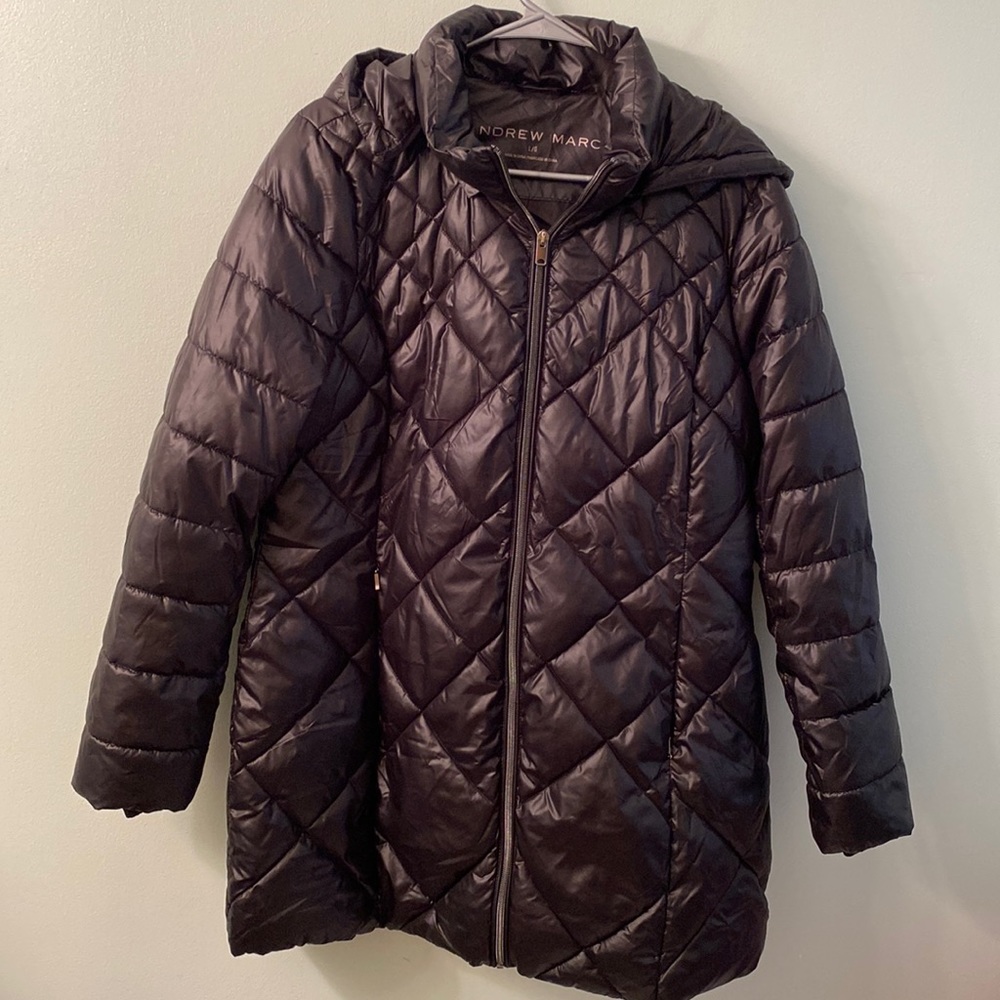 Andrew Marc black warm coat